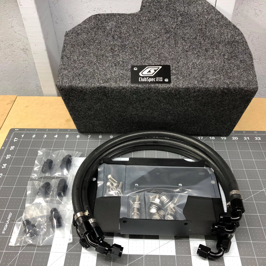 ClubSpec AYC/ACD pump relocation kit w/ cover for Evolution X